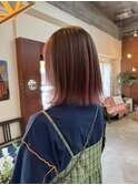 ケアブリーチデザインカラーアンブレラカラーピンクカラー韓国