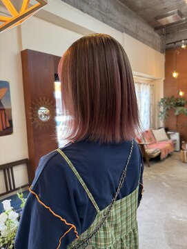 チャプター 問屋町(chapter) ケアブリーチデザインカラーアンブレラカラーピンクカラー韓国