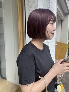 ヘアーサロンライト(hair salon Light) バイオレットボブ