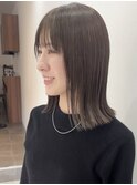【ブリーチ無しWカラー】オリーブグレージュ