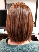 トゥルートラスト アン 下石田店(True Trust un)&nbsp;オレンジベージュ♪大人かわいいツヤ感丸みショート美シルエット