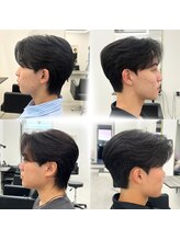 ダウンパーマ｜ボリュームを抑えて生えグセ解消