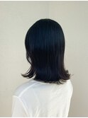 ミディアムボブ　× ワンカール