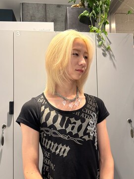 アース 高円寺店(HAIR & MAKE EARTH) ホワイトブロンド！