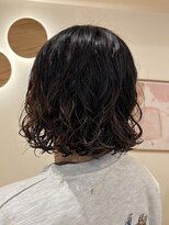 ラヴィズム 名駅店(LUVISM)&nbsp;ミディアム/レイヤー/ボブ/パーマ/艶カラー/顔周りレイヤー
