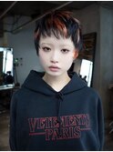 【GEEKS渋谷】バズカット/デザインカラー/ショートレイヤー/小顔