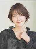 ショートボブ・ショート/前髪あり/絶壁解消/３0代/４0代/大人