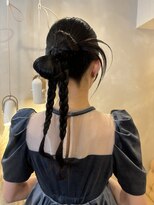 ラヴィズム 栄店(LUVISM)&nbsp;栄/矢場町/ヘアアレンジ /お呼ばれヘア/カチモリ/リボンヘア