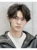 ツイストスパイラルパーマセンターパート