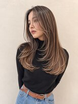 リーチェ(ReCHE by CAPA(旧:CAPA茅ヶ崎店)) ハイライト脱白髪染めくびれ外国人レイヤー艶髪ロングボブ5