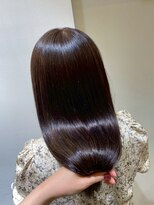 ヘアリゾート粋 新宿三丁目本店 髪質改善/艶髪/ストレートヘア/ダークブラウン