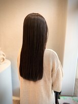 スーリール 福岡別府店(Sourire) シルクストレートandブラウンベージュ