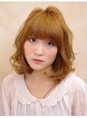 ハニーアッシュベージュ＆くせっけ風カールＢＹ鈴木美穂