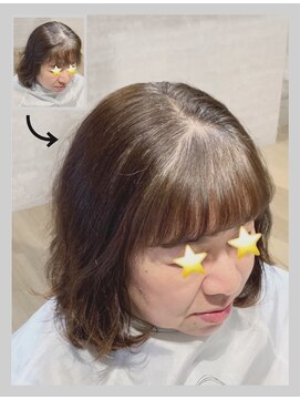 オーバーレイ(Overlay) 自然に仕上がる縮毛矯正【施術例】〔自由が丘〕〔縮毛矯正〕