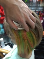 ミミック (mimic) うすピンクベージュ、インナーカラーTRICKstyle！