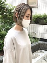 ラッズプラスエイチ(Lads+h)&nbsp;バレイヤージュ　ボブ