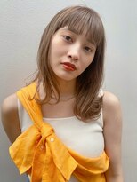 ベイルーム(BAYROOM by HONEY omotesando)&nbsp;【BAYROOM】大人のこなれワイドバング×ミルクティーベージュ
