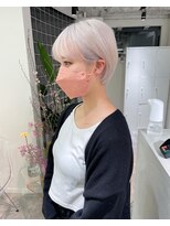 リンドトウキョウ ウメダ(LINDO TOKYO)&nbsp;ホワイトベージュ/ホワイトブロンド/ハイトーンショート