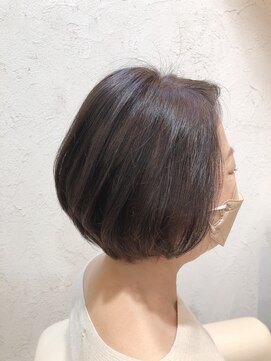 サイン(SIGN) 前髪なし大人ショート/30代40代50代/江渡裕司/ショコラベージュ