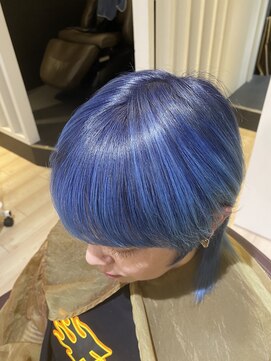 美容室 キリニコ 石切店(kirinico) ルーツカラー（ブルー）