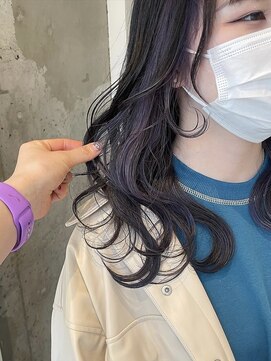 アイリー 名古屋(A/LEE) ムラサキ／インナーカラー