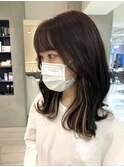 ミルクティーインナーハイライト