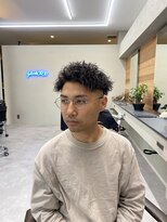 サロンド ココ(Salon de COCO)&nbsp;波巻きパーマ　フェードカット