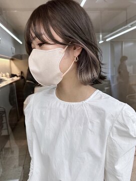 サイン 表参道(SIGN) 韓国ヘアイメチェンハッシュカット似合わせカットレッドブラウン