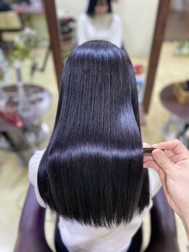 ヘアーメイクポリッシュ 桂店 髪質改善/縮毛矯正/ロングヘアー/ツヤ髪/艶カラー/桂/西京区