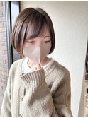 丸みショートボブ