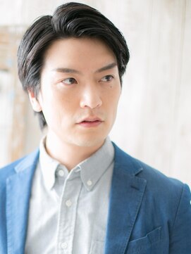 モッズヘアメン 名護大東店(mod's hair men) アレンジ自在!七三分けオールバック定番ショートj名護大東