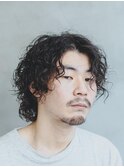 メンズ/ニュアンスパーマ/スパイラルサーフカール