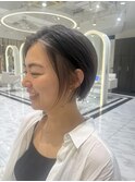 フェイスフレーミング×ショートヘア