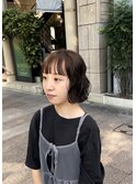 波巻きボブパーマ