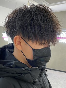 エルマーク 梅田中津(L-MARK) マッシュスパイラルパーマツイストスパイラル波巻きメンズ