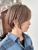 ハーツ(Heart's) 白髪ぼかし脱白髪染めショートボブ髪質改善40代50代60代