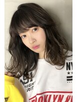 アン 青葉台(un)&nbsp;ミディアムレイヤー　ケアブリーチ透明感ベージュ　髪質改善