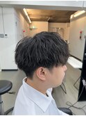 ツイストスパイラル刈り上げマッシュ