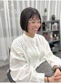 ◆◇20代30代40代50代前髪ありあごラインボブ◇◆