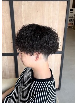 エッジ(EDGE) 大分メンズ刈り上げマッシュツイストスパイラルパーマスタイル