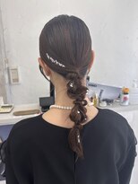 プライズ 表参道原宿店(prize)&nbsp;タイト編みおろしアレンジ