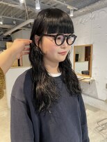 コフィー バイ メルト 吉祥寺(cofy by melt)&nbsp;山本/ロングパーマゆるふわパーマコテ巻き風パーマ前髪カット