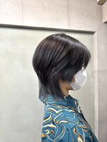 ファビ 渋谷(Fab)&nbsp;くびれヘア/暗めカラー/アプリコットオレンジ/縮毛矯正