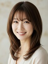 レヴィア(REVIA)&nbsp;レイヤーカット髪質改善トリートメント前髪カット