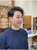 ツーブロックショート