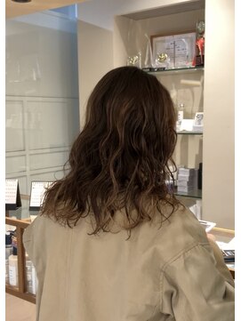 シアン 栄店(CYAN.) ブリーチデザイン歴にゆるふわパーマ