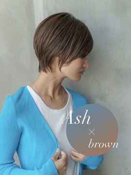 髪質改善 Anthurium 箕面萱野 ☆Beauty BESTスタイル/大人可愛いブルーカラーシースルーバング