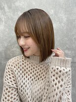 サンド 銀座(sand)&nbsp;ぱつっとボブ×縮毛矯正