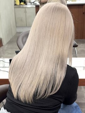 ニコ トウキョウ 渋谷(nico TOKYO) ホワイトブロンドダブルカラーハイトーン韓国レイヤー