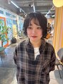 ファンファンバイルー 岐阜(fan fun by Rooo) ショートスタイルのゆるめ似合わせパーマ外はねもプラス!